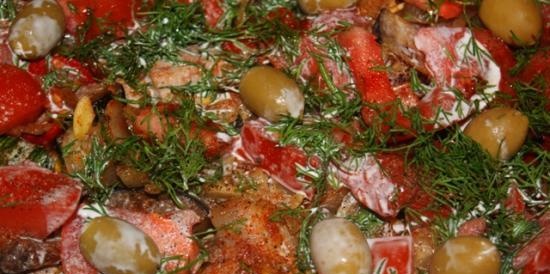 Greek style meat
