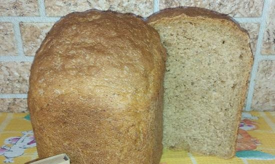 Panasonic 2501. Wheat bread made from flour of the first and second grade