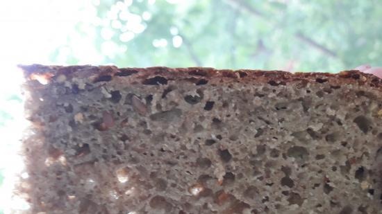 Gluten-free green buckwheat bread, without yeast, soda and eggs)