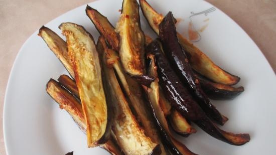 Marinated eggplants in the Ninja grill (oven, AF)