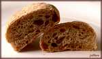 Rustic bread on dough according to Kalvel