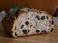 Bread with caraway seeds and raisins
