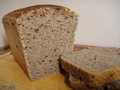 Whole grain barley bread with sourdough