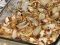 Baked onions with balsamic sauce