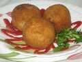 Arancini (rice balls stuffed with meat)