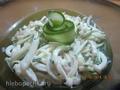 Tandem squid and cucumber salad