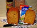 Wheat bread Summer leavened bread with oatmeal and bran in a bread maker