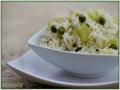 Creamy rice with zucchini
