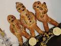The figurines were made from Stutenkerl and Martinsgans yeast dough