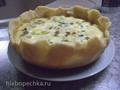 Quiche with leek, zucchini and chicken (Multicooker Philips HD3060 / 03)