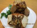 Pork loin stuffed with porcini mushrooms