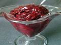 Blackcurrant sorbet according to an old recipe in a Caso SJW 400 auger juicer