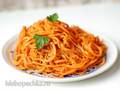 Spicy carrot spaghetti