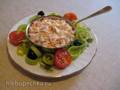 Salmon and smoked salmon in a creamy sauce (electric oven)