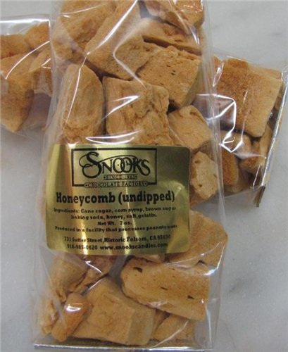 Candy "Porous caramel in chocolate" or "Honeycomb Candy"