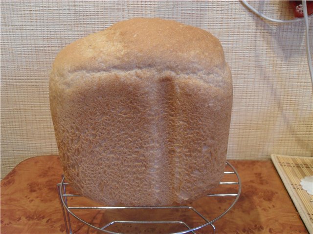 Whole wheat soda bread (sponge method)